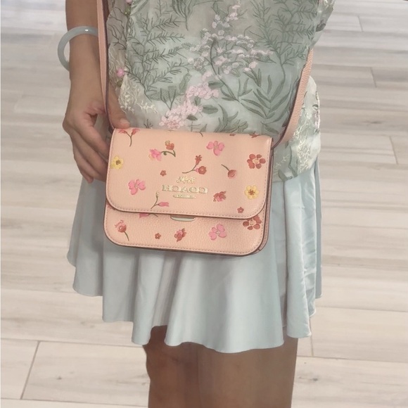 Coach Mini Brynn Crossbody With Mystical Floral Print - Picture 2 of 6